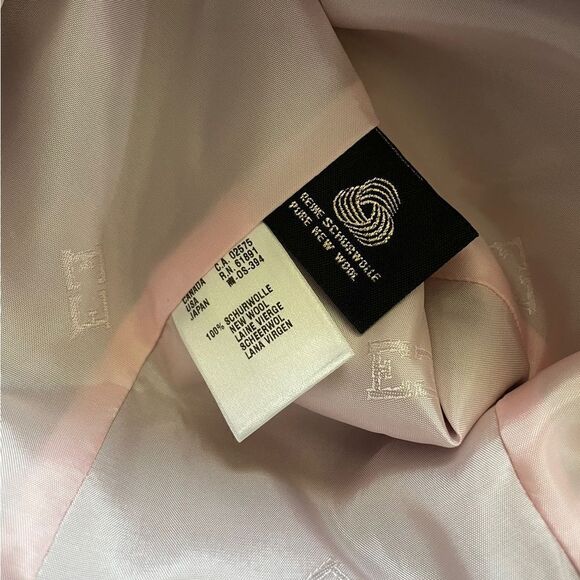 Vintage ESCADA Rose Embroidered Blazer Suit Jacket Gray Pink Size Small - Picture 9 of 12
